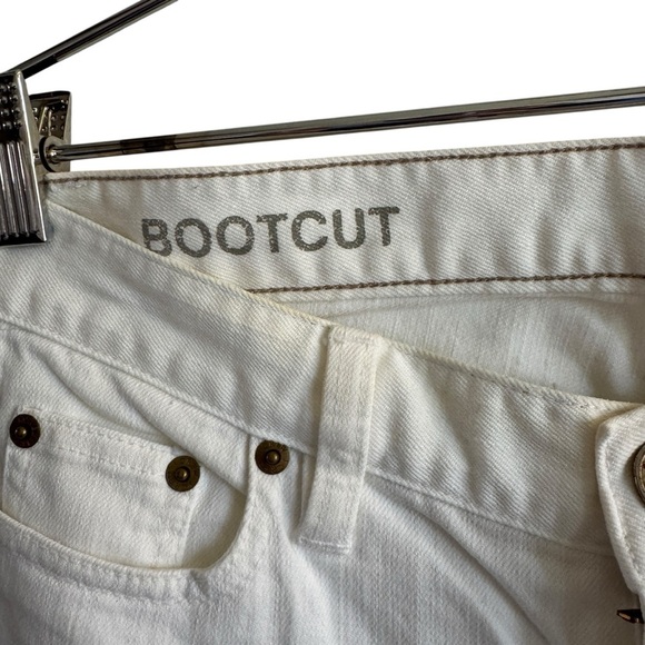 J.Crew White Classic Bootcut Jeans, Size 28 - Picture 4 of 6